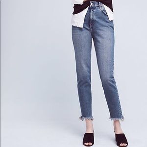 Anthropologie Ultra High-Rise Cropped Jeans